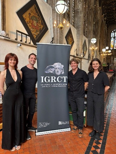 Photograph of SRS conference participants standing in the Lord Mayor's Chapel, Bristol